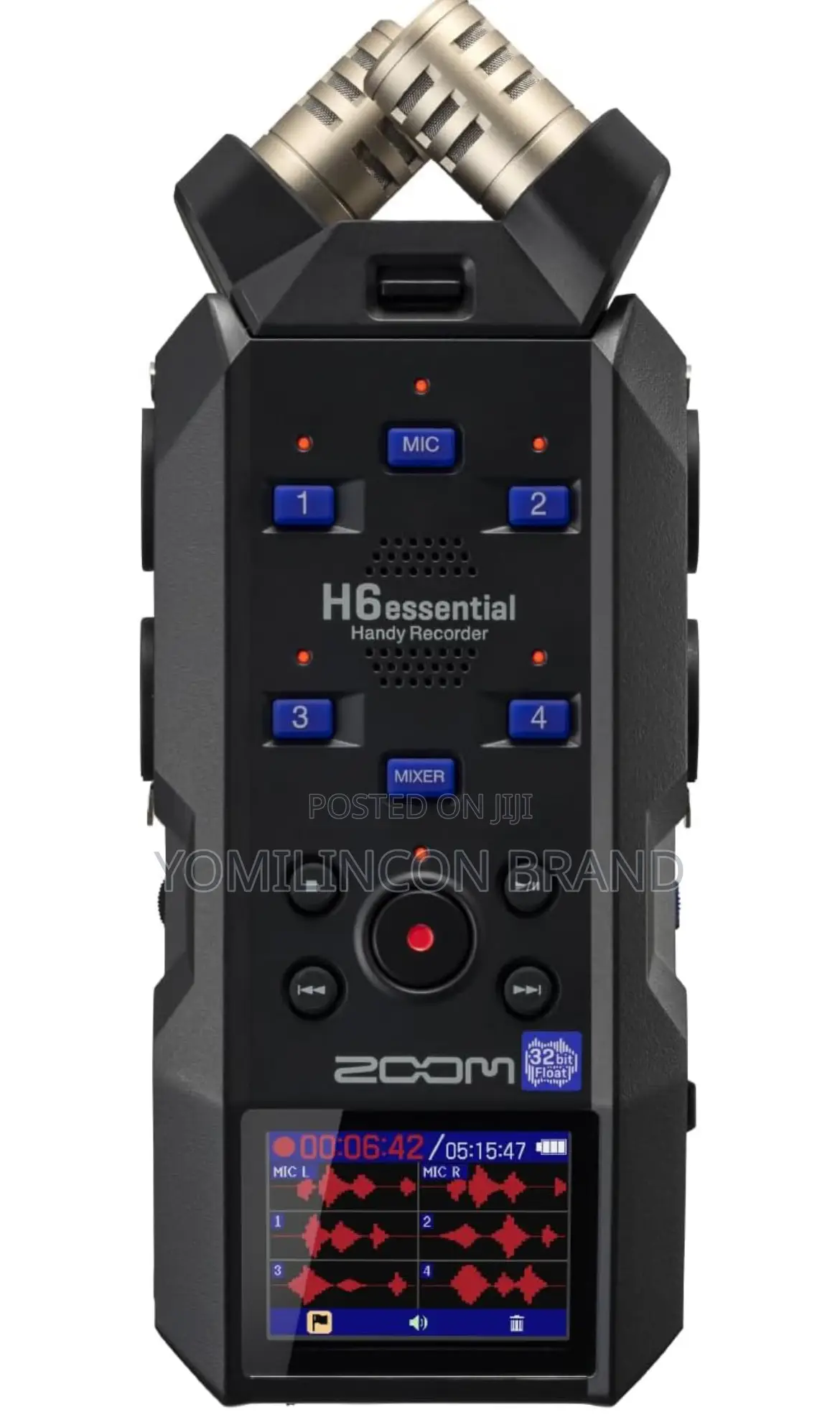 Zoom H6essential (2024 Model, Essential Series) With 32-Bit