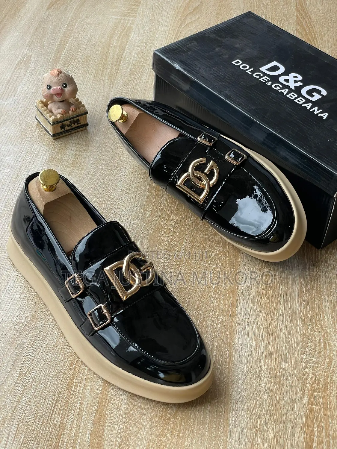 Glossy Leather Men's Footwear