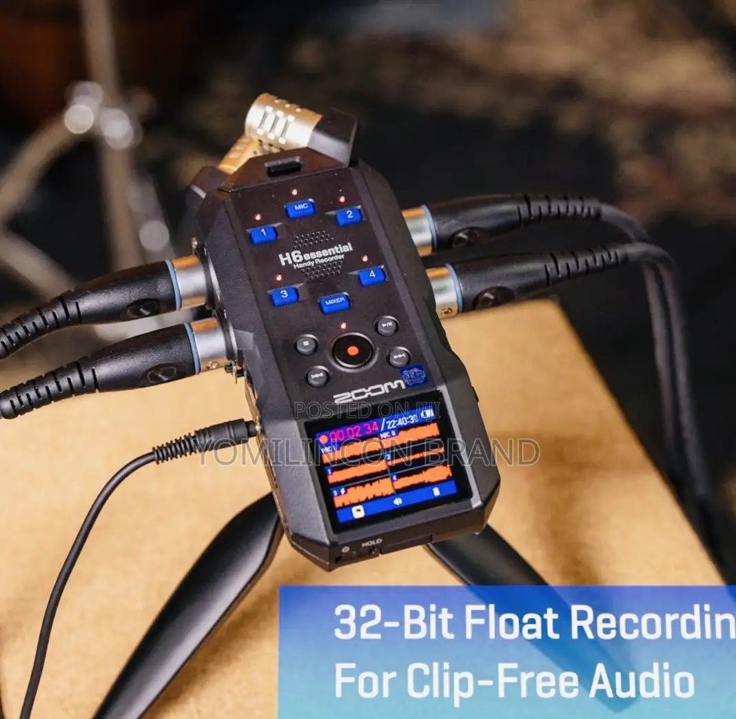 Zoom H6essential (2024 Model, Essential Series) With 32-Bit