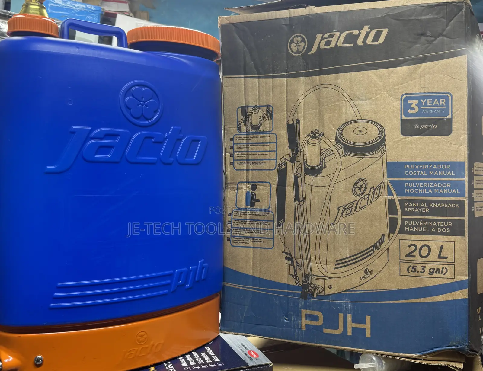 Manual Knapsack Sprayer 20l Jacto PJH