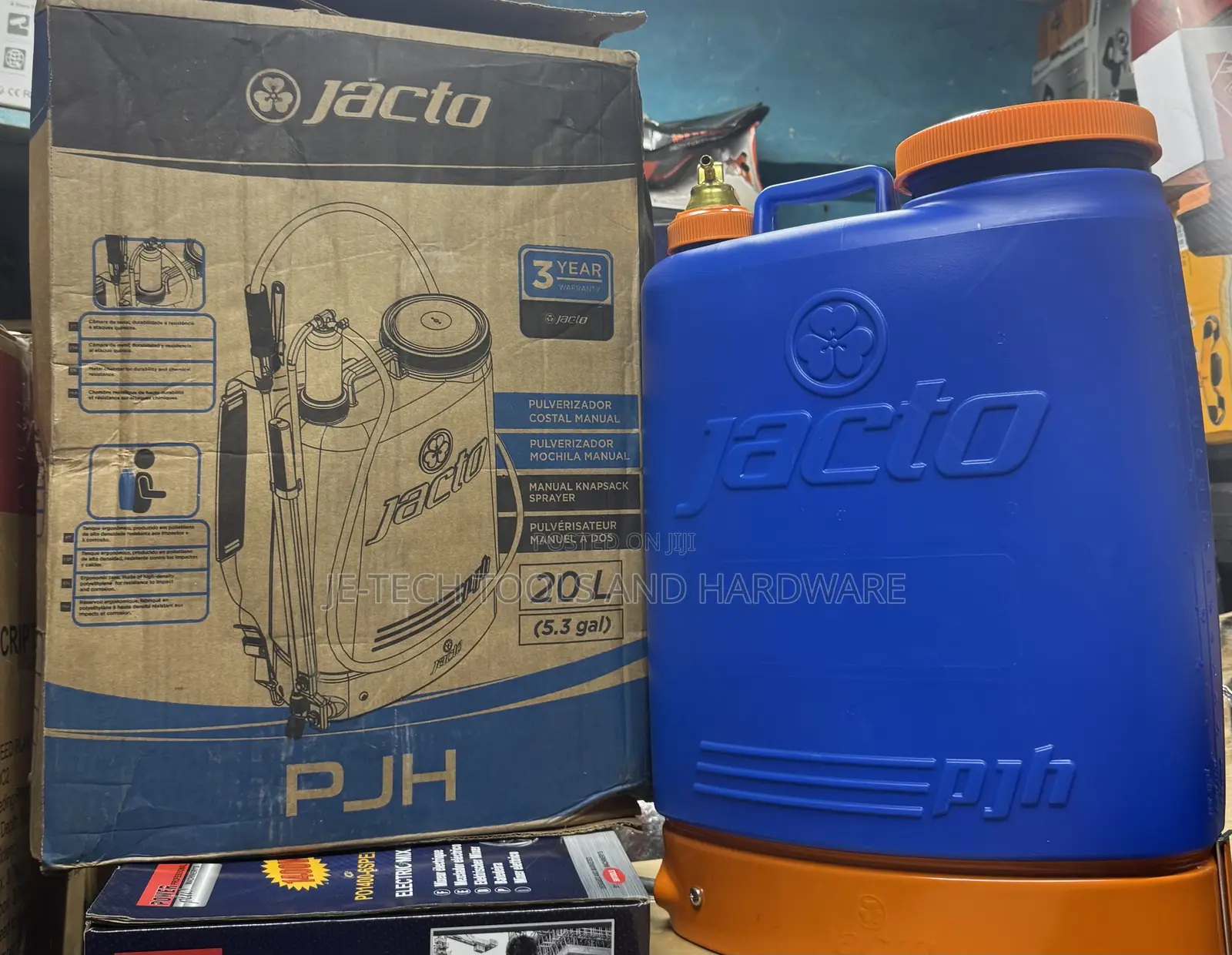Jacto PJH Model Manual Knapsack Sprayer 20l