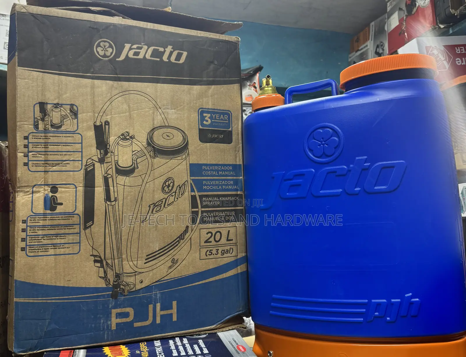 Jacto PJH Model Manual Knapsack Sprayer 20l