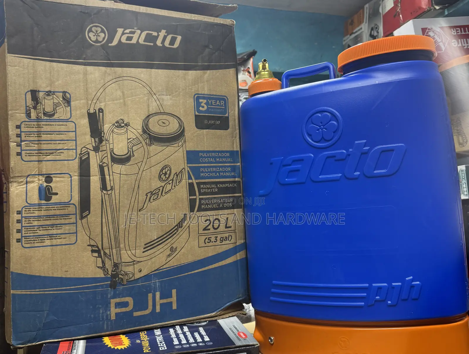 Jacto PJH Model Manual Knapsack Sprayer 20l