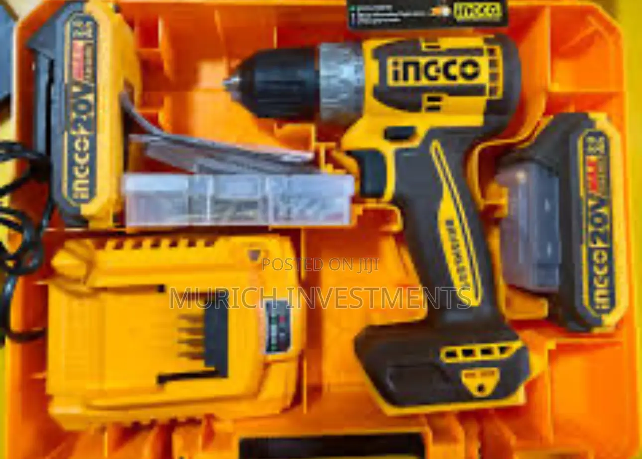 Ingco 20v Brushless Cordless Drill – 52nm Powerful Drill