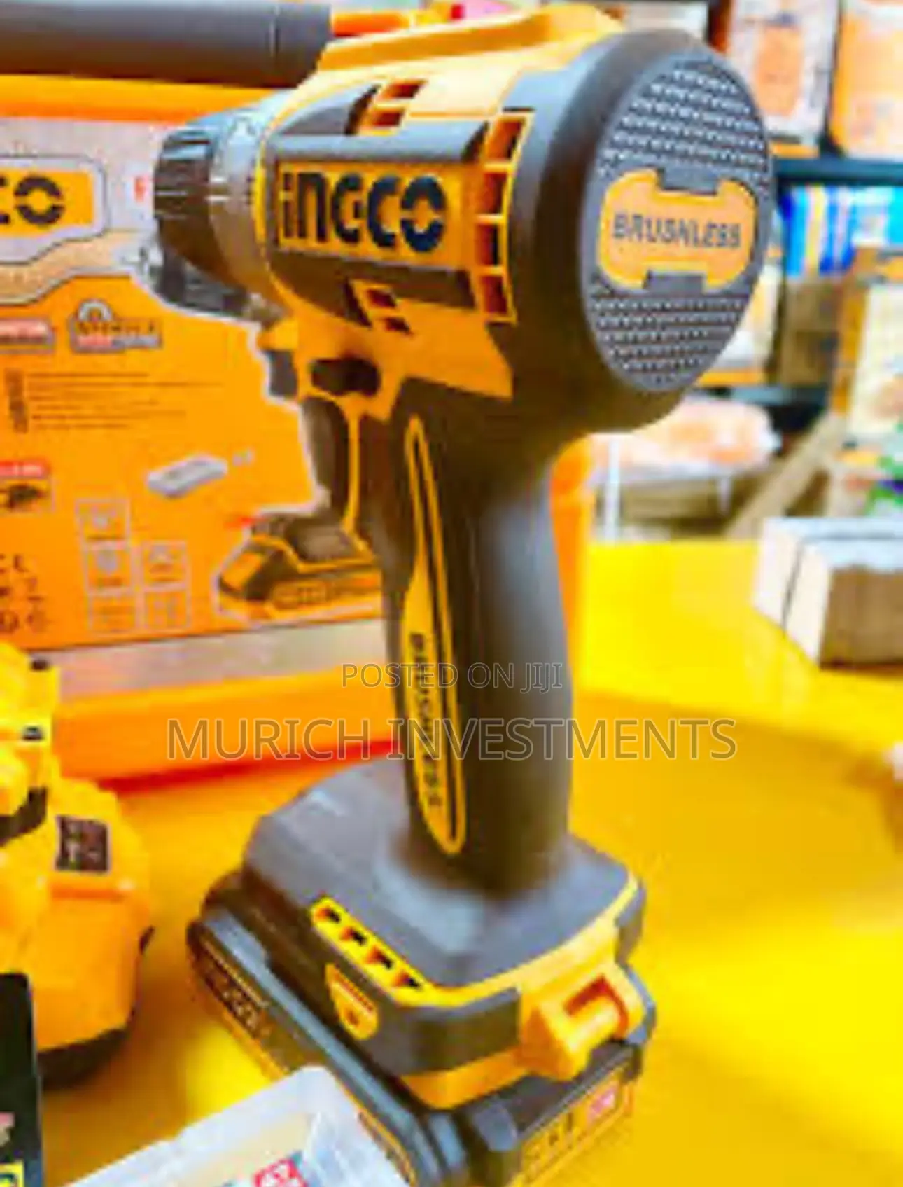 Ingco 20v Brushless Cordless Drill – 52nm Powerful Drill