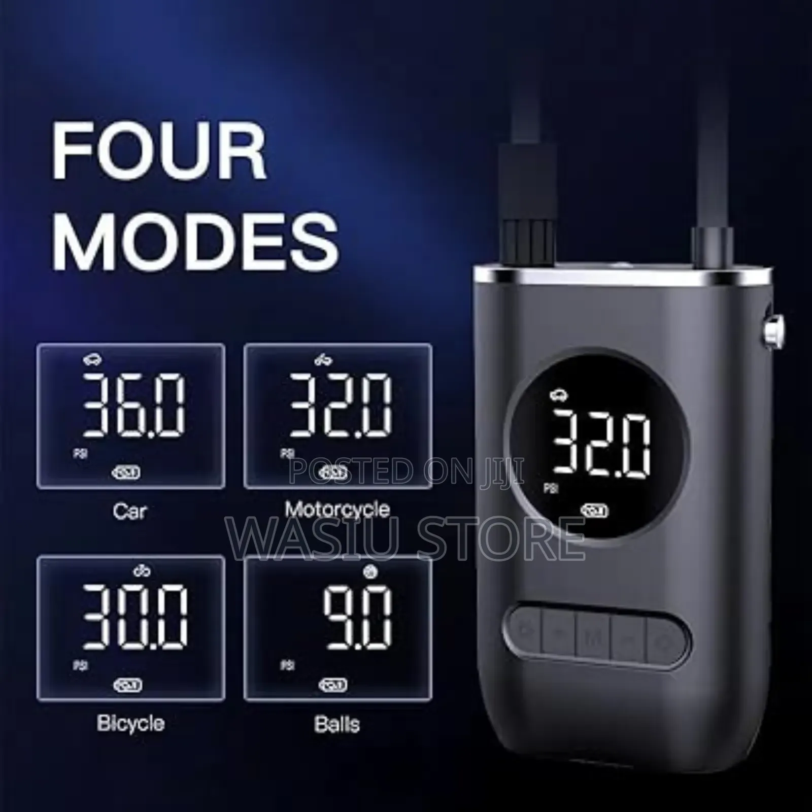 Portable Rechargeable Universal Air Pump Tyre Inflator