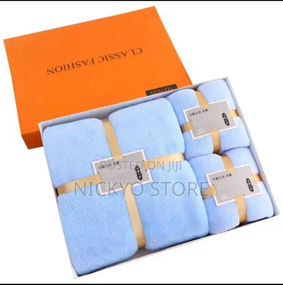 Luxury 3-Piece Towel Gift Set – Soft Elegant