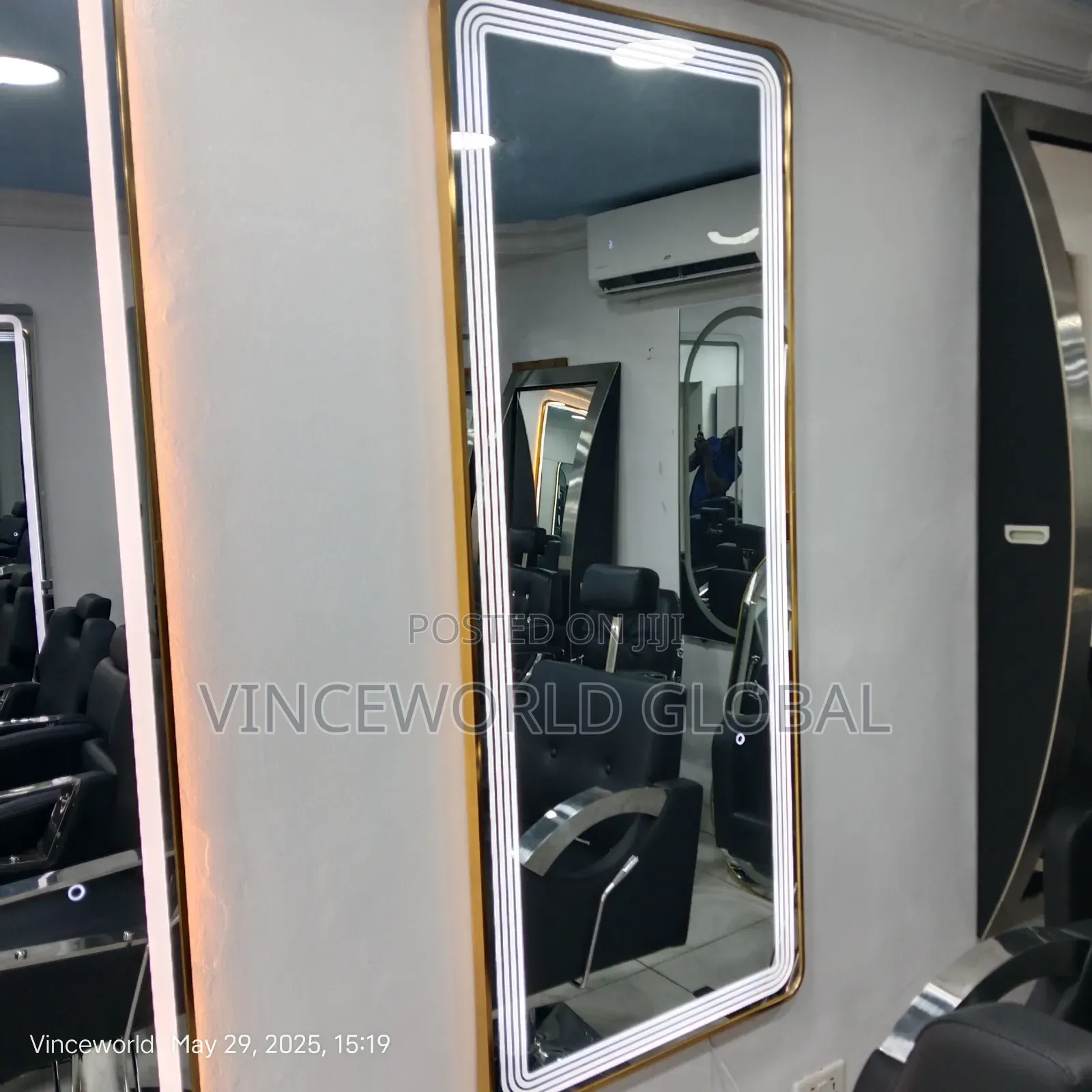 Multicolor Led Salon Mirror
