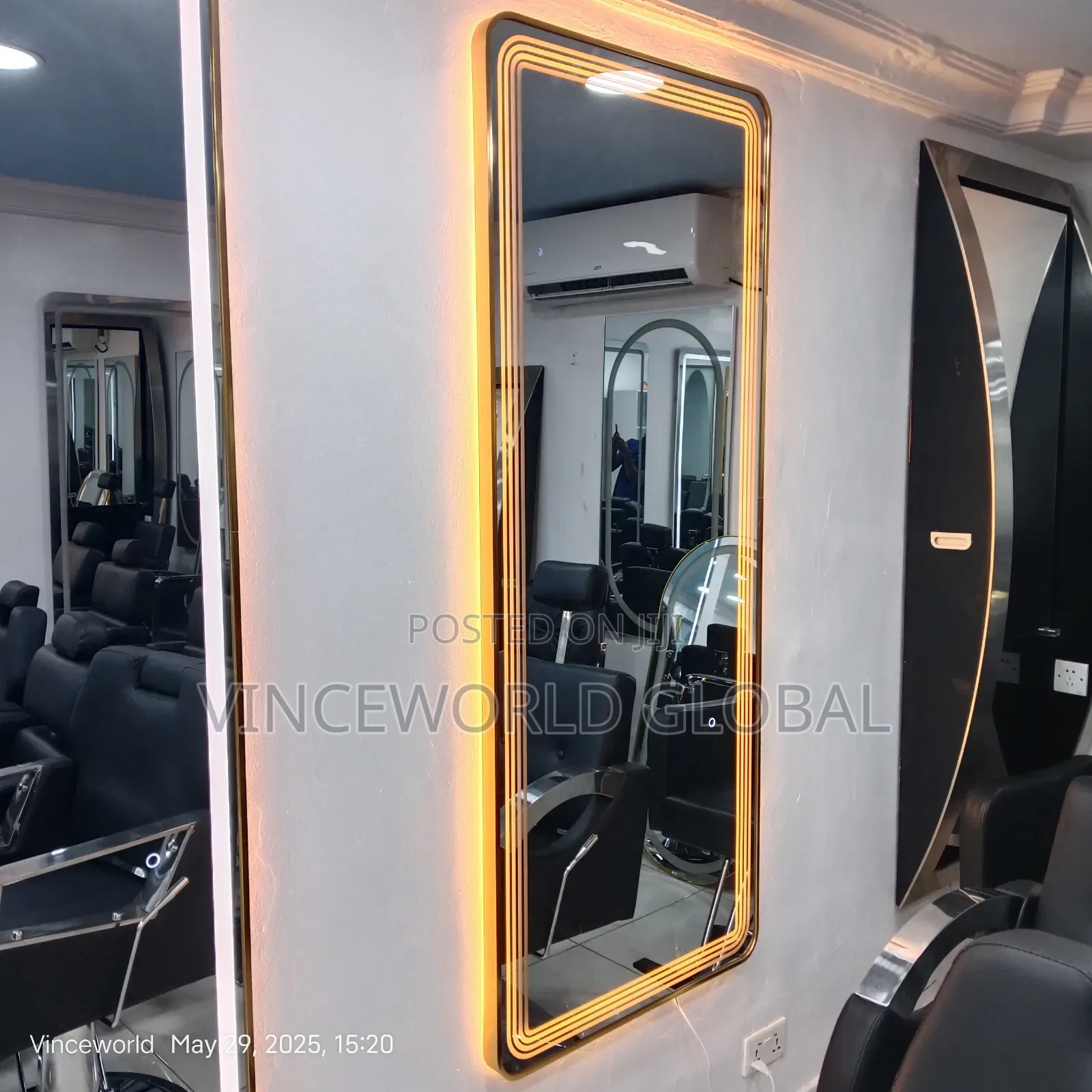 Multicolor Led Salon Mirror