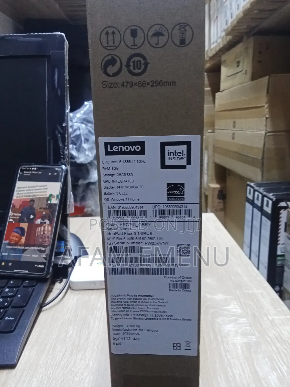 New Laptop Lenovo IdeaPad Flex 14 8GB Intel Core I5 SSD 256GB