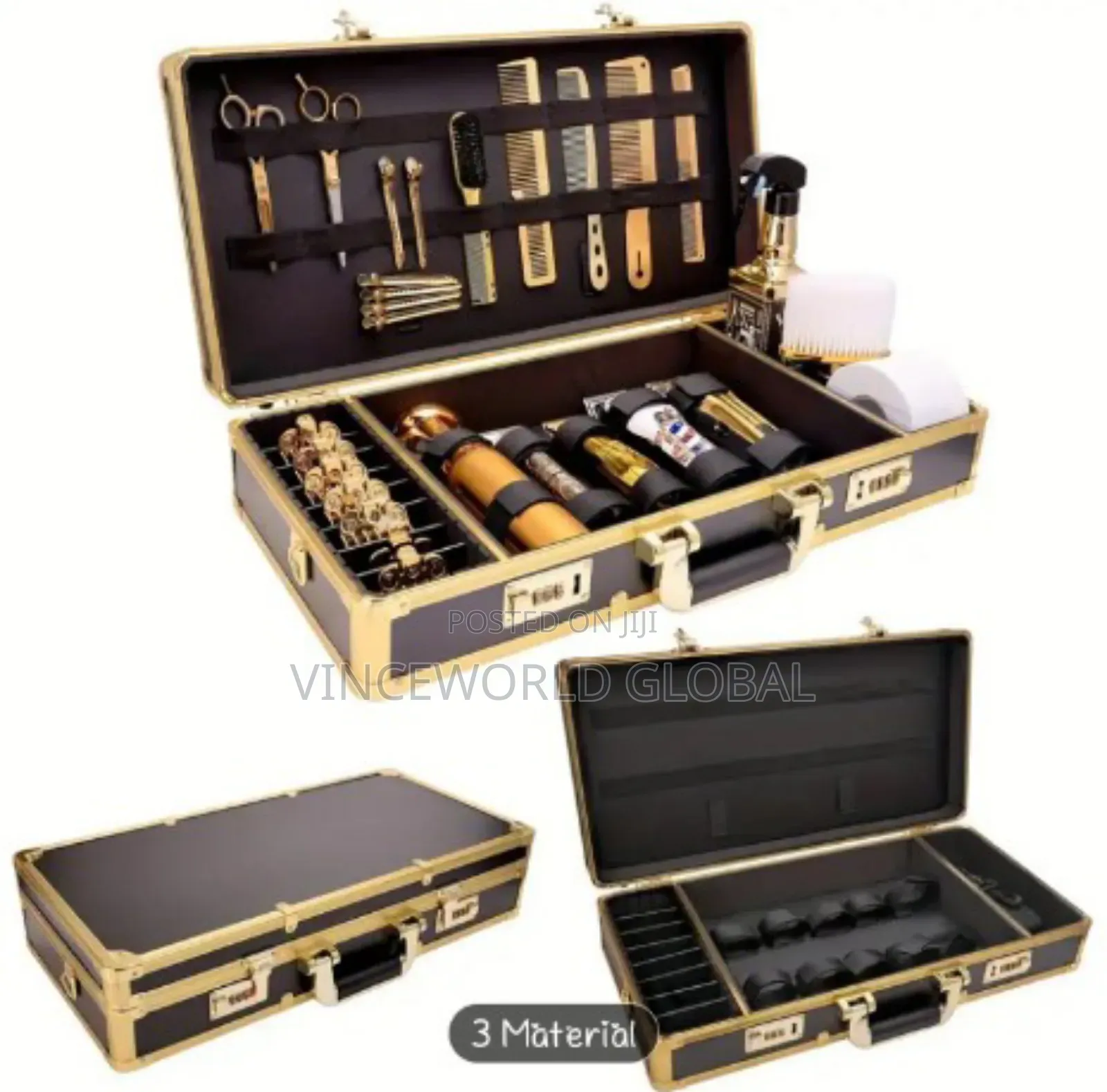 Professional Gold Barber Box