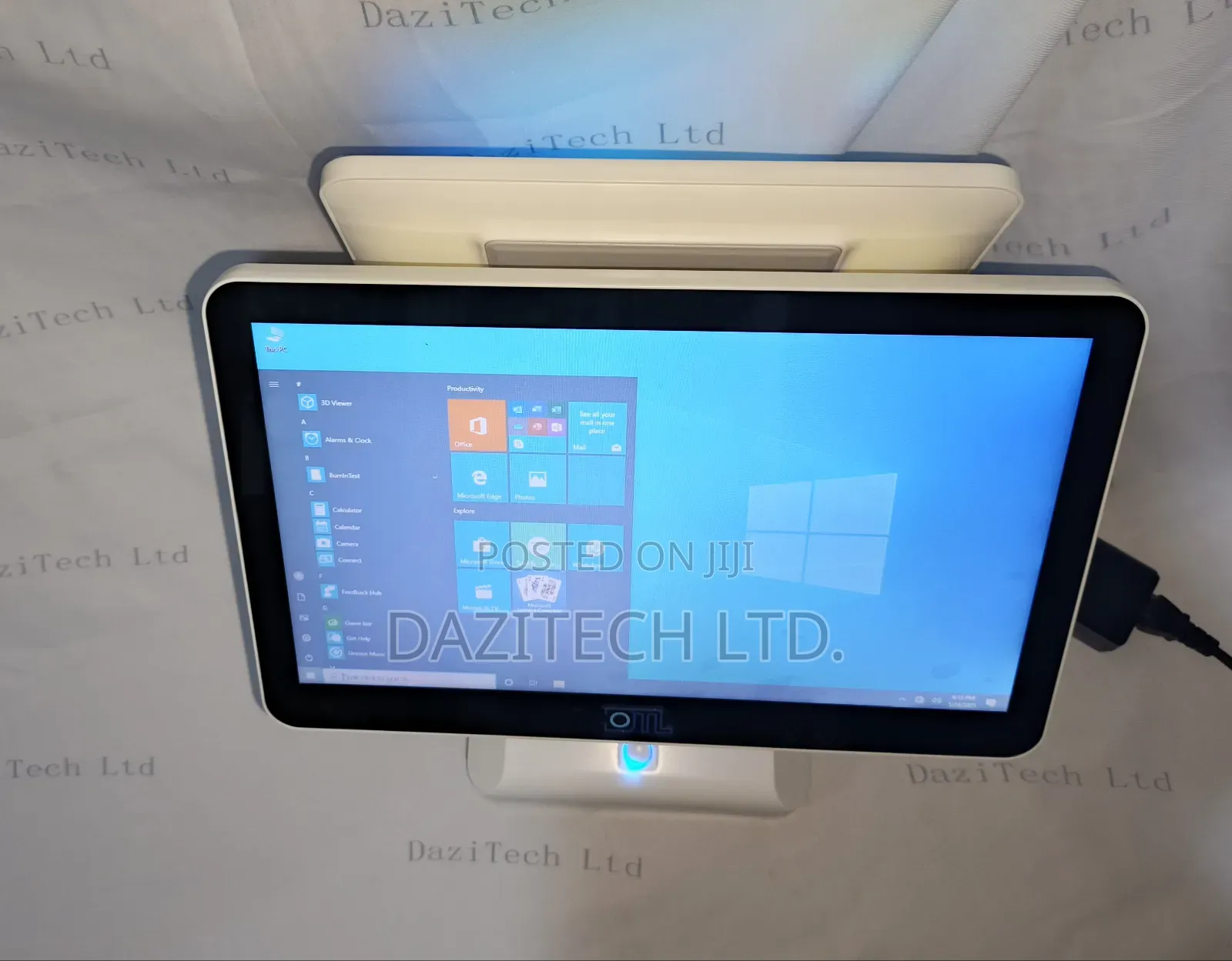 Double Screen All in One Core I5 Pos System White