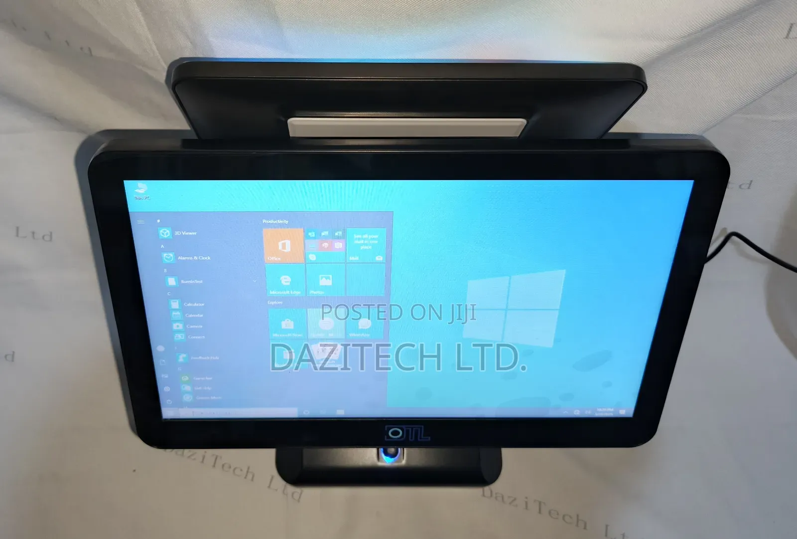 DTL Double Screen All in One Core I5 Pos System Black
