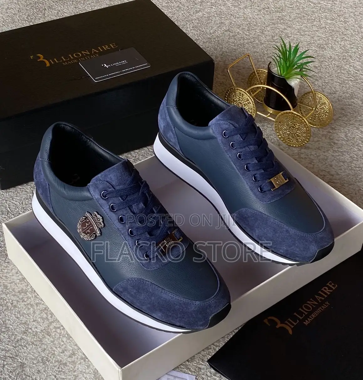 Original Billionaire Casual Leather Sneakers