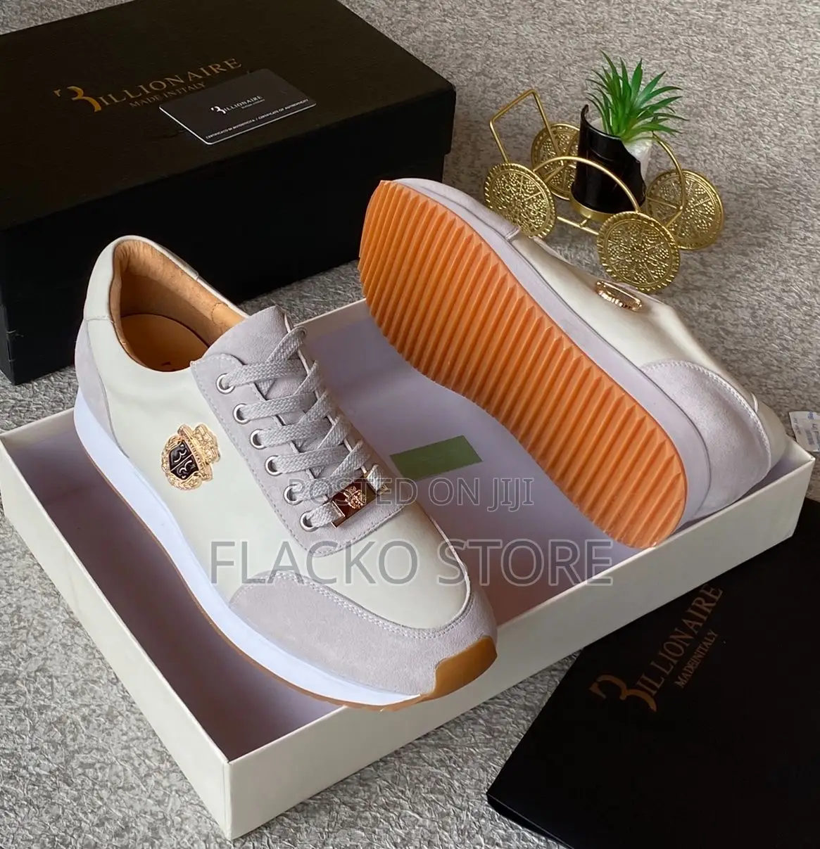 Original Billionaire Casual Leather Sneakers