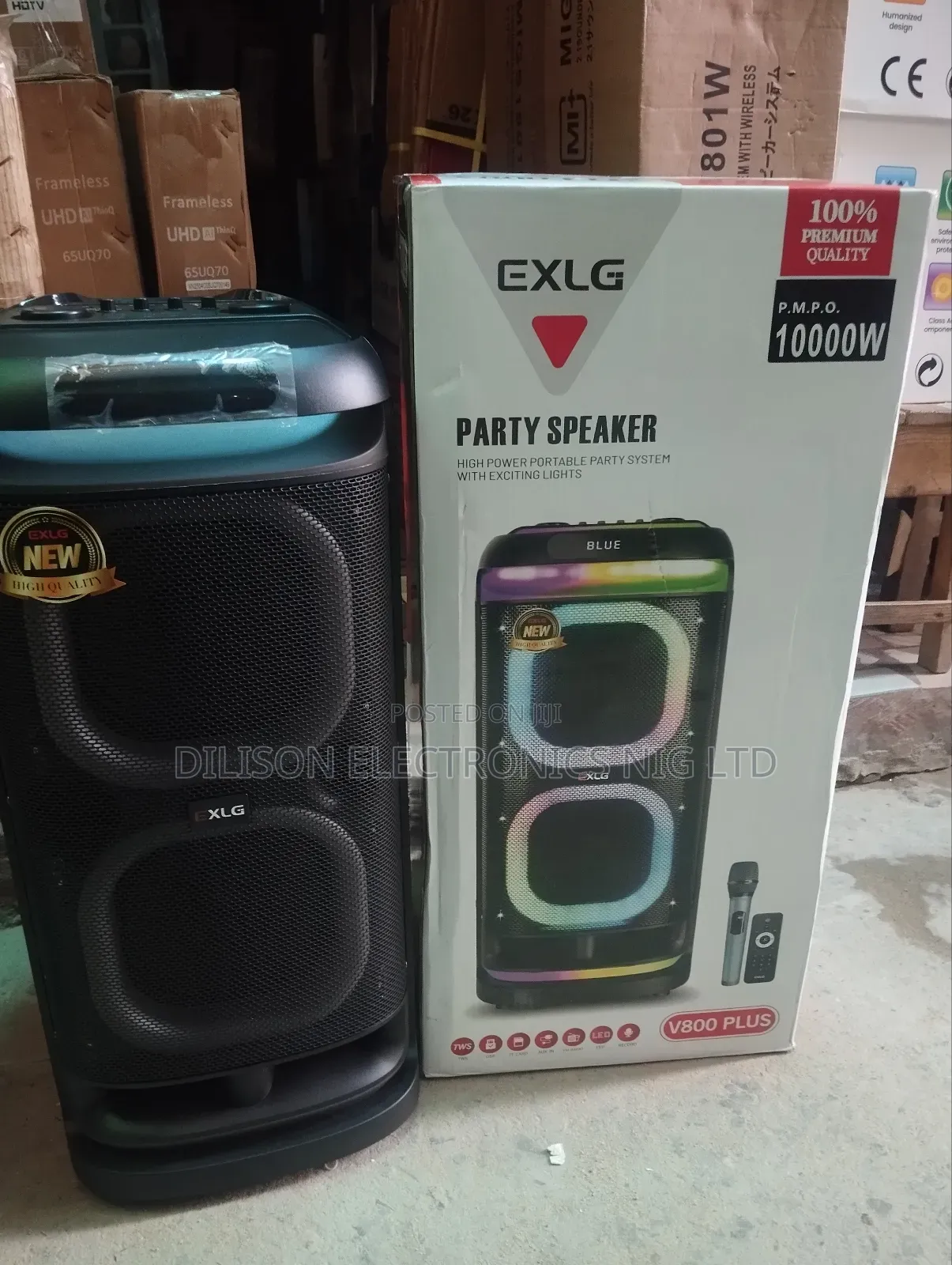 Original Super Bass Exlg Rechargeable Home Theatre System