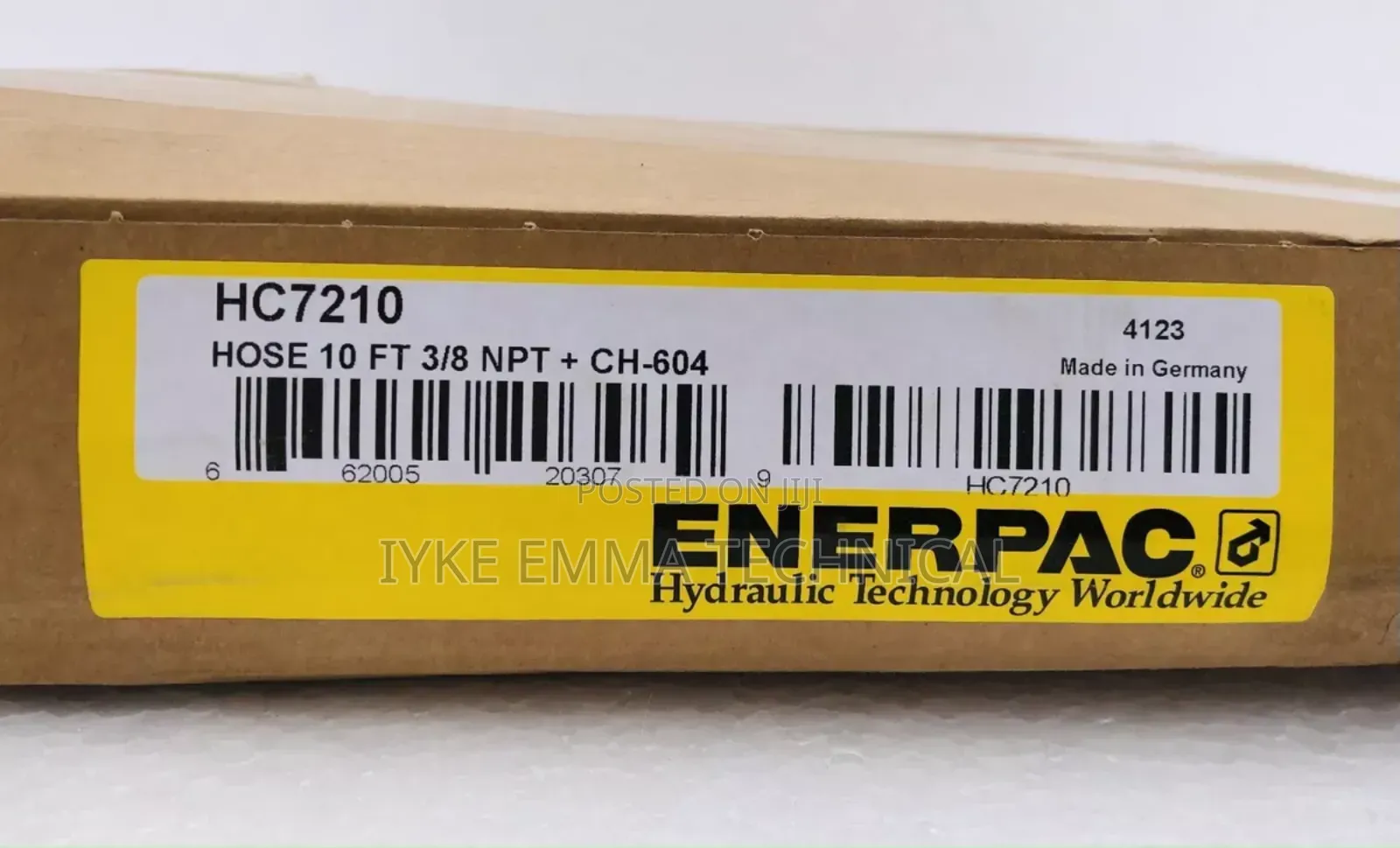 Enerpac Hydraulic Hose 10 Ft. 3/8" NPT 700 Bar/ 10,000 Psi