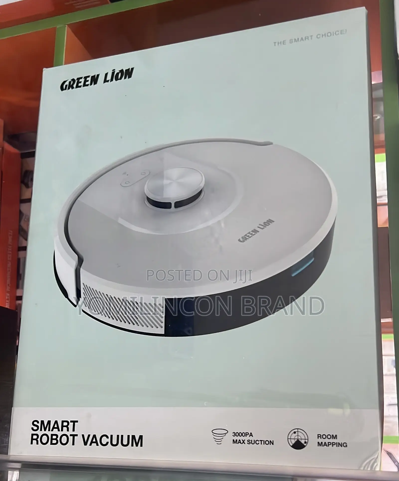 Green Lion Smart Robot Vacuum Cleaner - Black