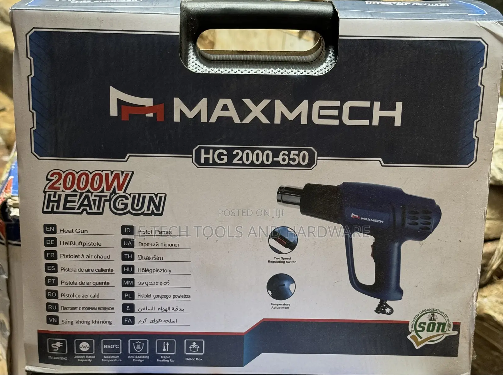 Maxmech Hg 2000-650 2000w Heat Gun.
