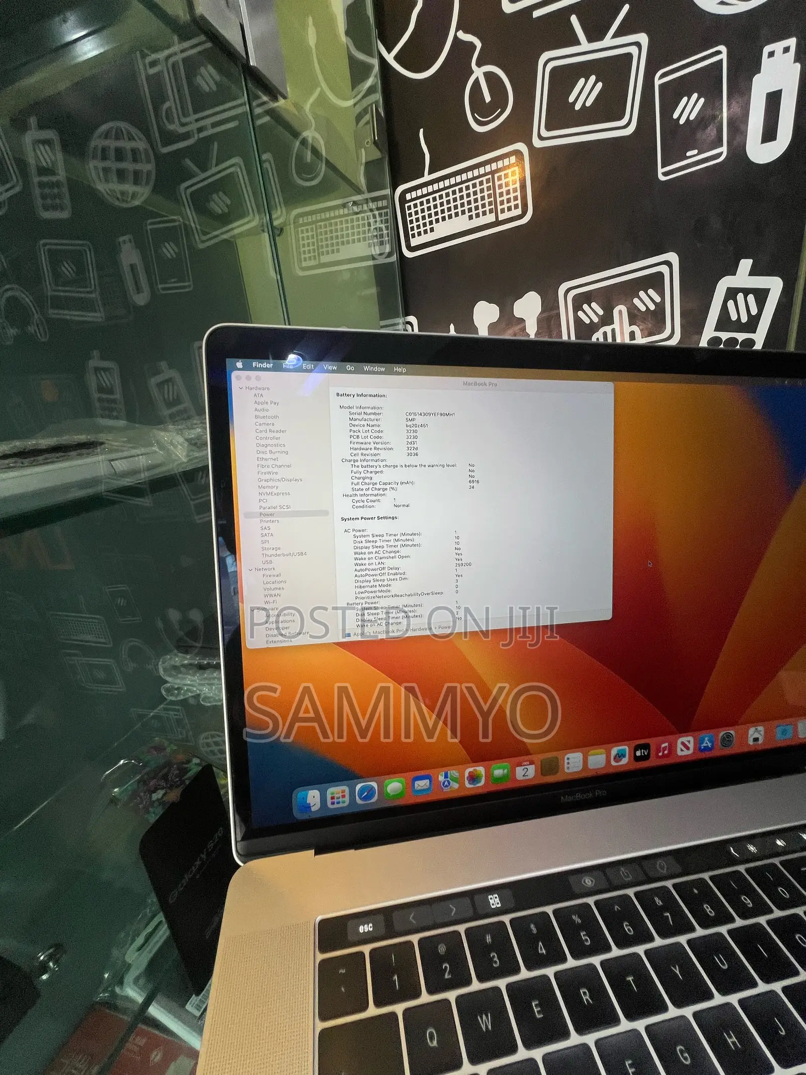 Laptop Apple MacBook Pro 2017 16GB Intel Core i7 SSD 512GB