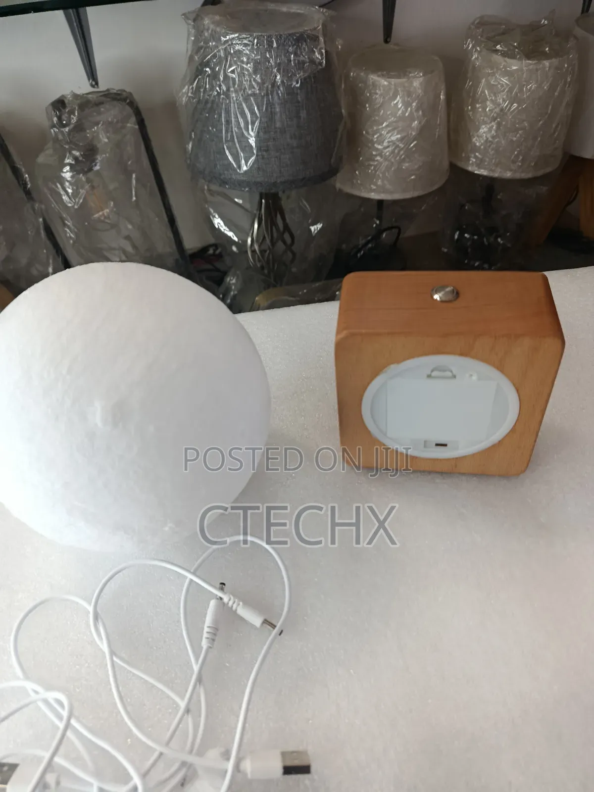 Moon Lamp, 3d Printing Spinning Moon Night Light 16 Colours