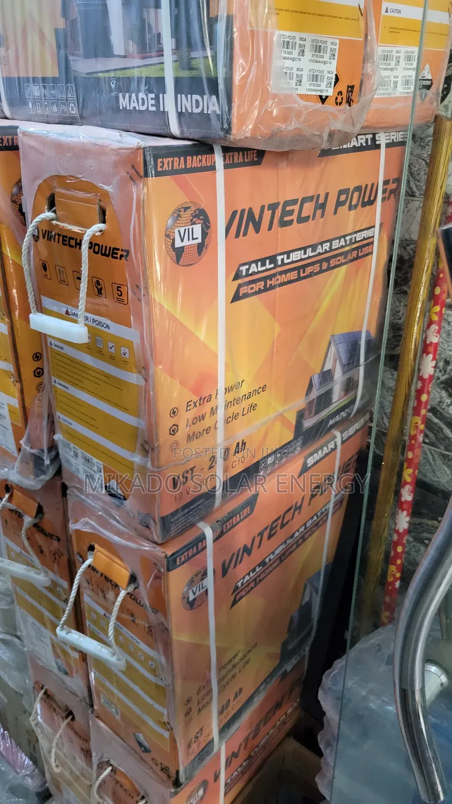 240ah 12v Vintech Power Tubular Battery