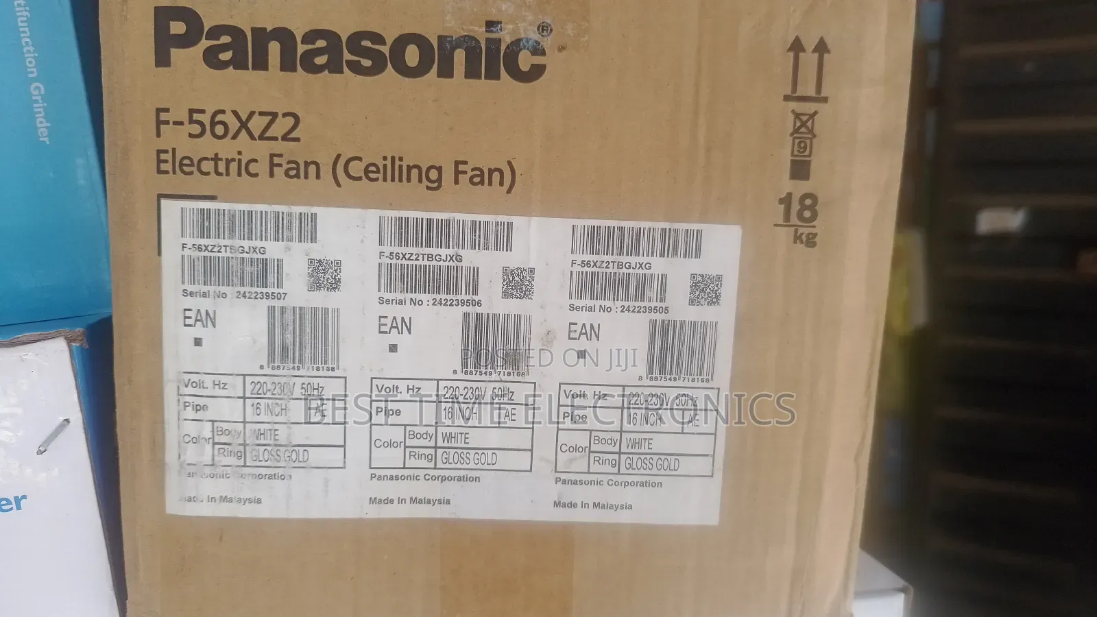 Original 56 " Panasonic Electrical Ceiling Fan