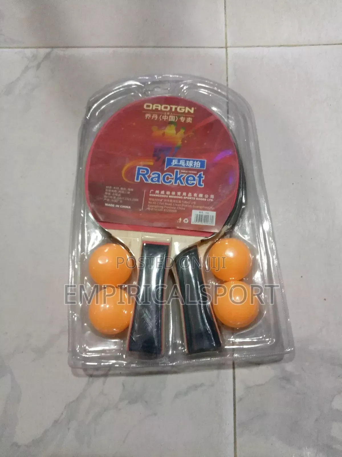 Pair of Table Tennis Bat