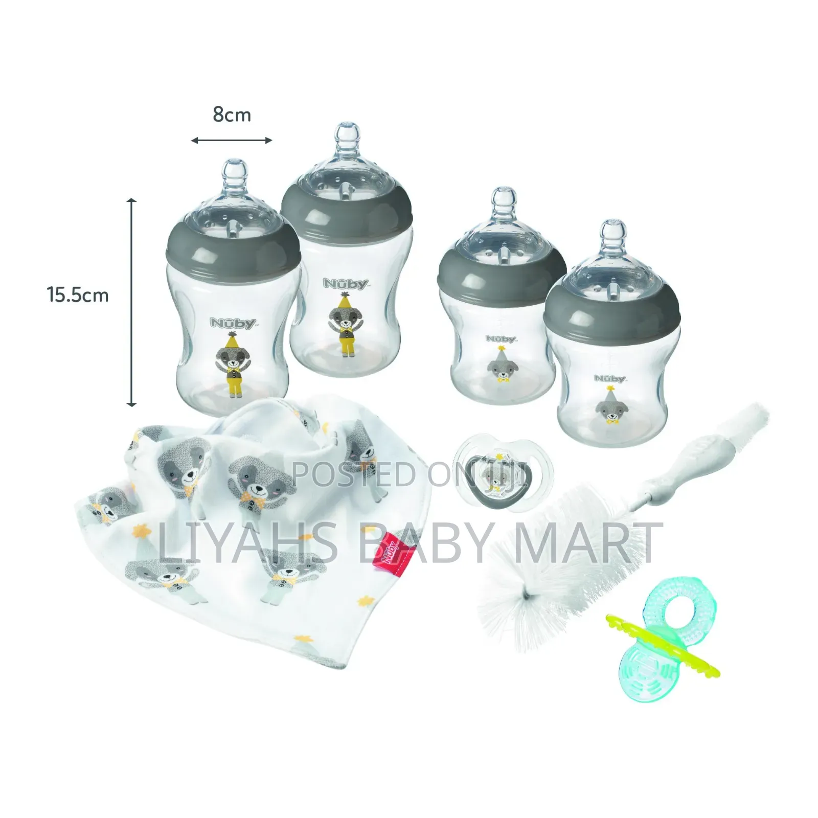 Nuby Natural Touch Newborn Starter Kit - Bottles Accessories