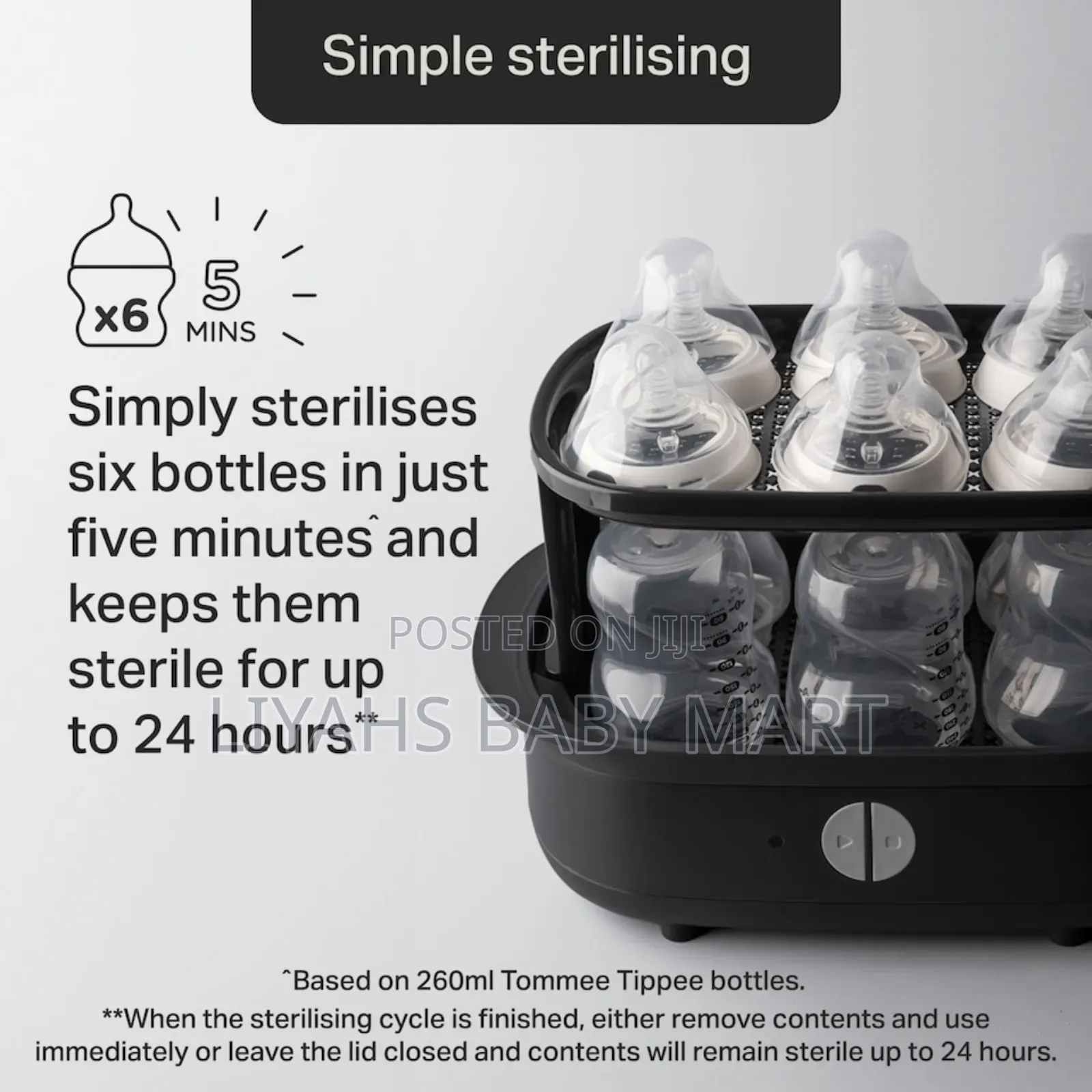Tommee Tippee Super-Steam Advanced Electric Steriliser