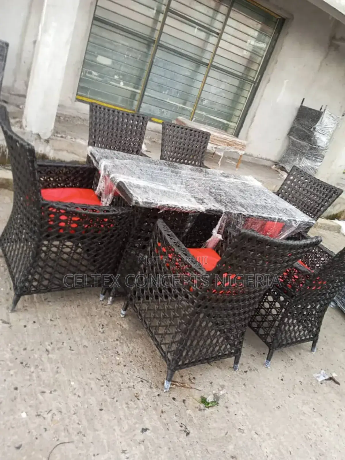 6 Seater Rattan Sofa
