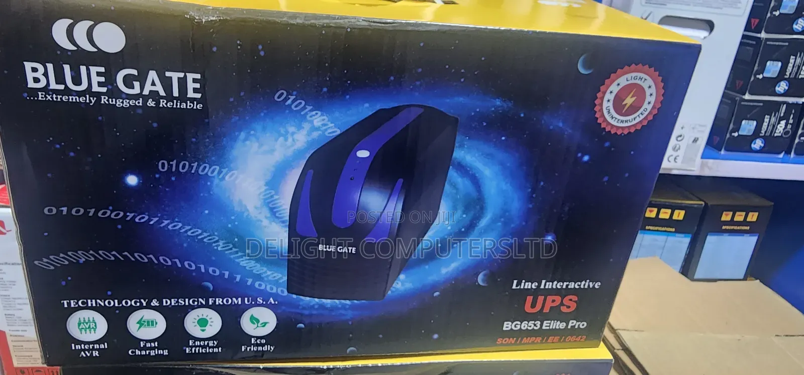 Bluegate Extremely Rugged 653va Ups