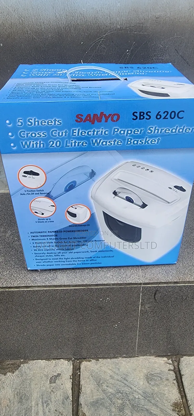 Sanyo Paper Shredder SBS 620c