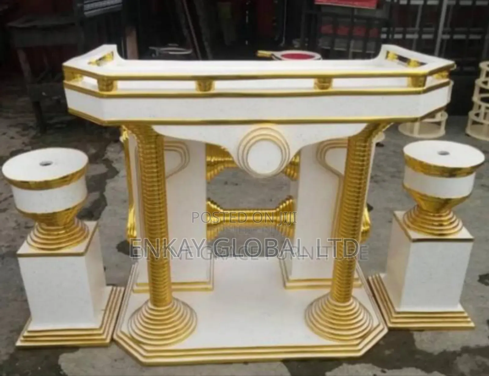 Executive Church Pulpit Without Flower Vase