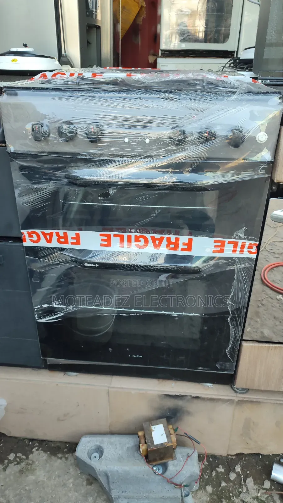 Uk Used Bush 60by60 4burner Heavy Duty Gas Cooker Oven/Grill