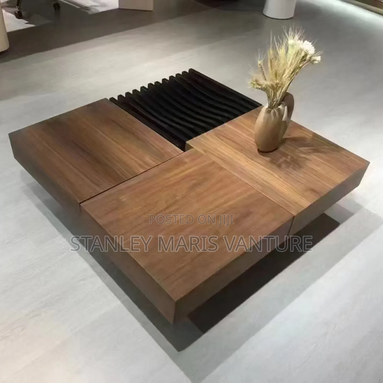 Turkish Wooden Center Extendable Center Table
