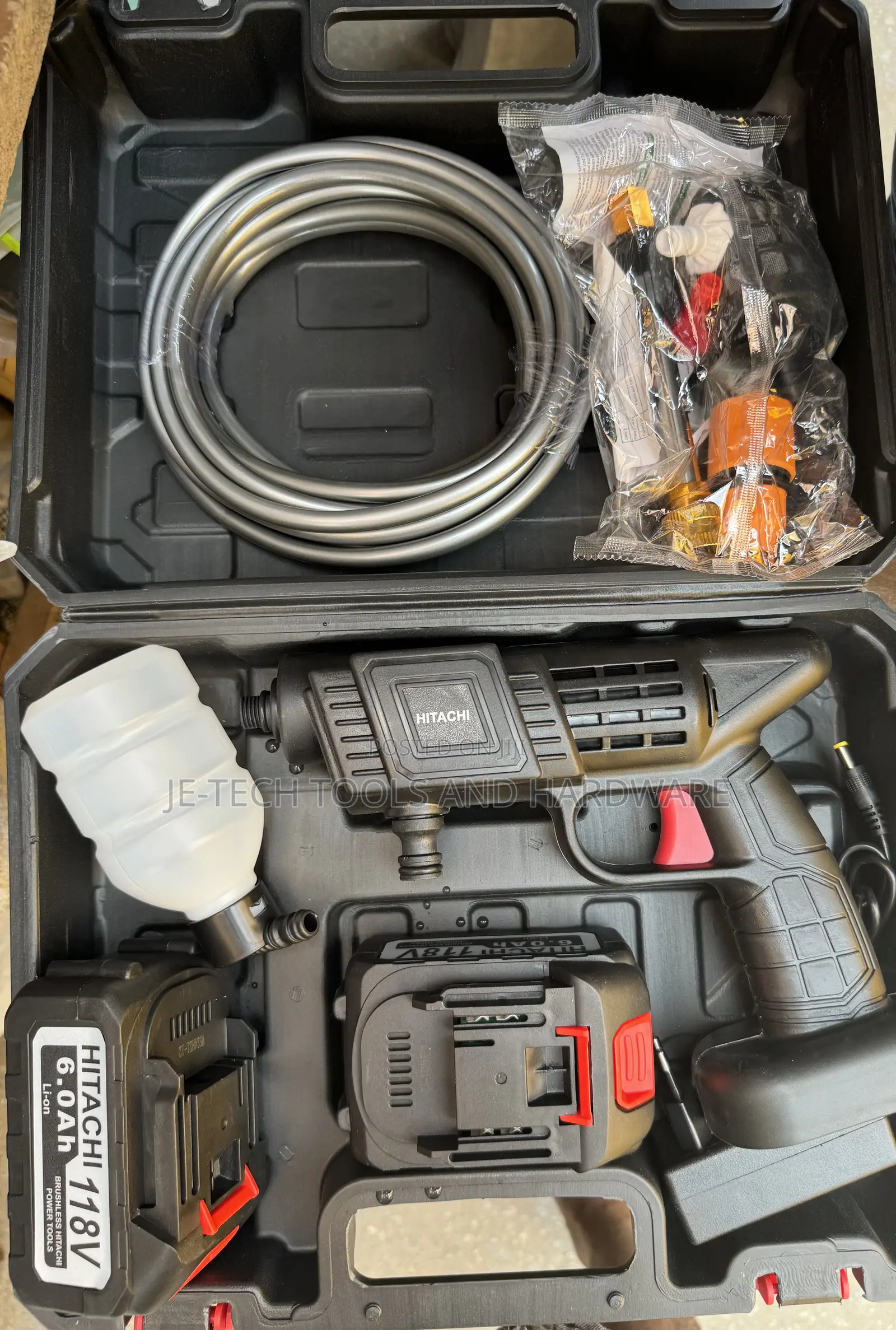 Battery-powered Pressure Washer Kit 118v