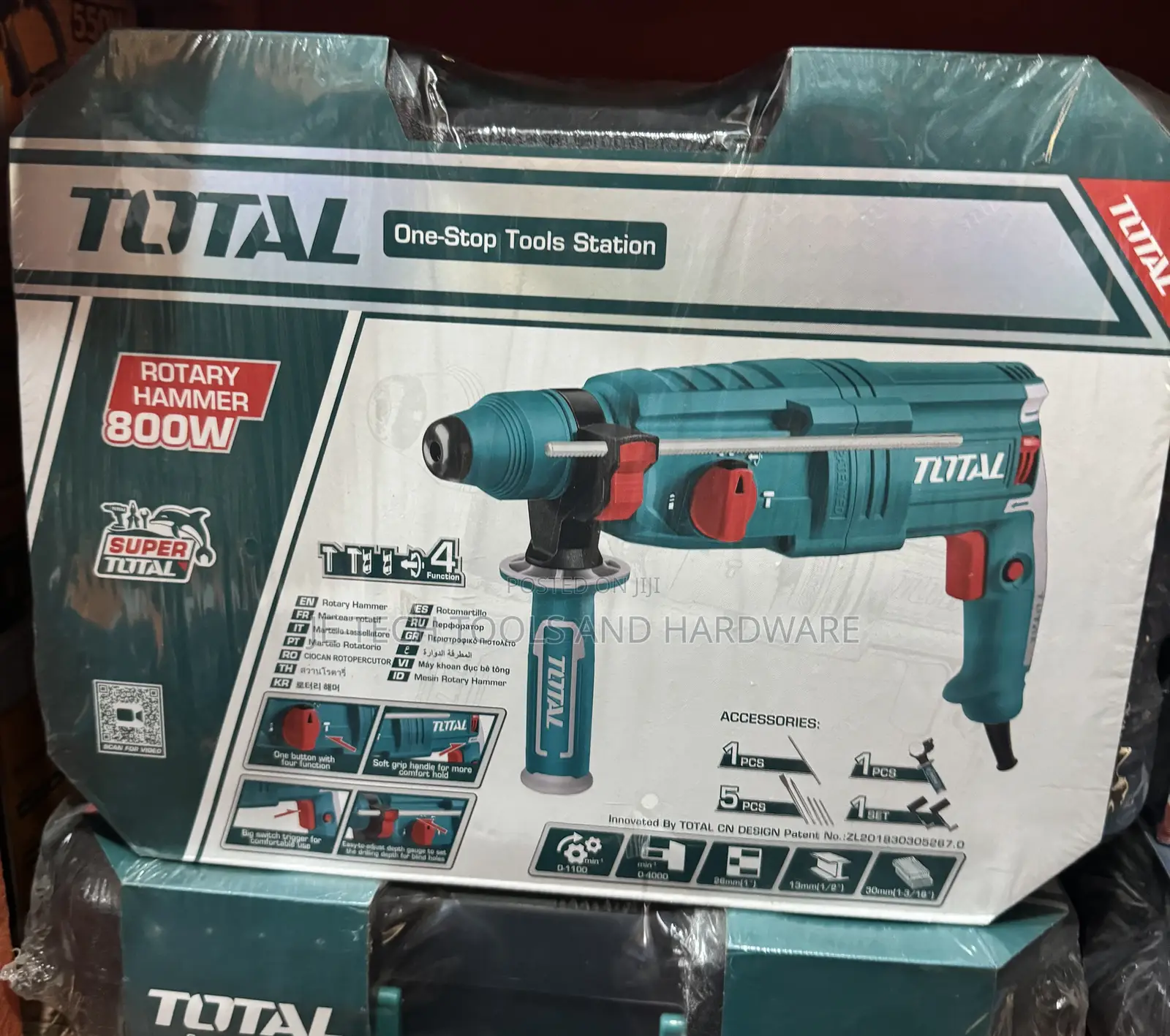 Total Rotary Hammer Th308268 800w