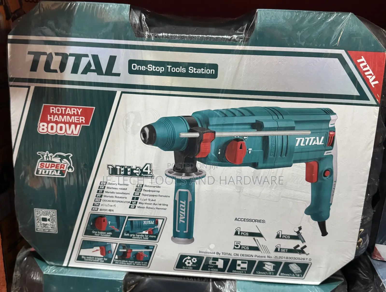 Total Rotary Hammer Th308268 800w