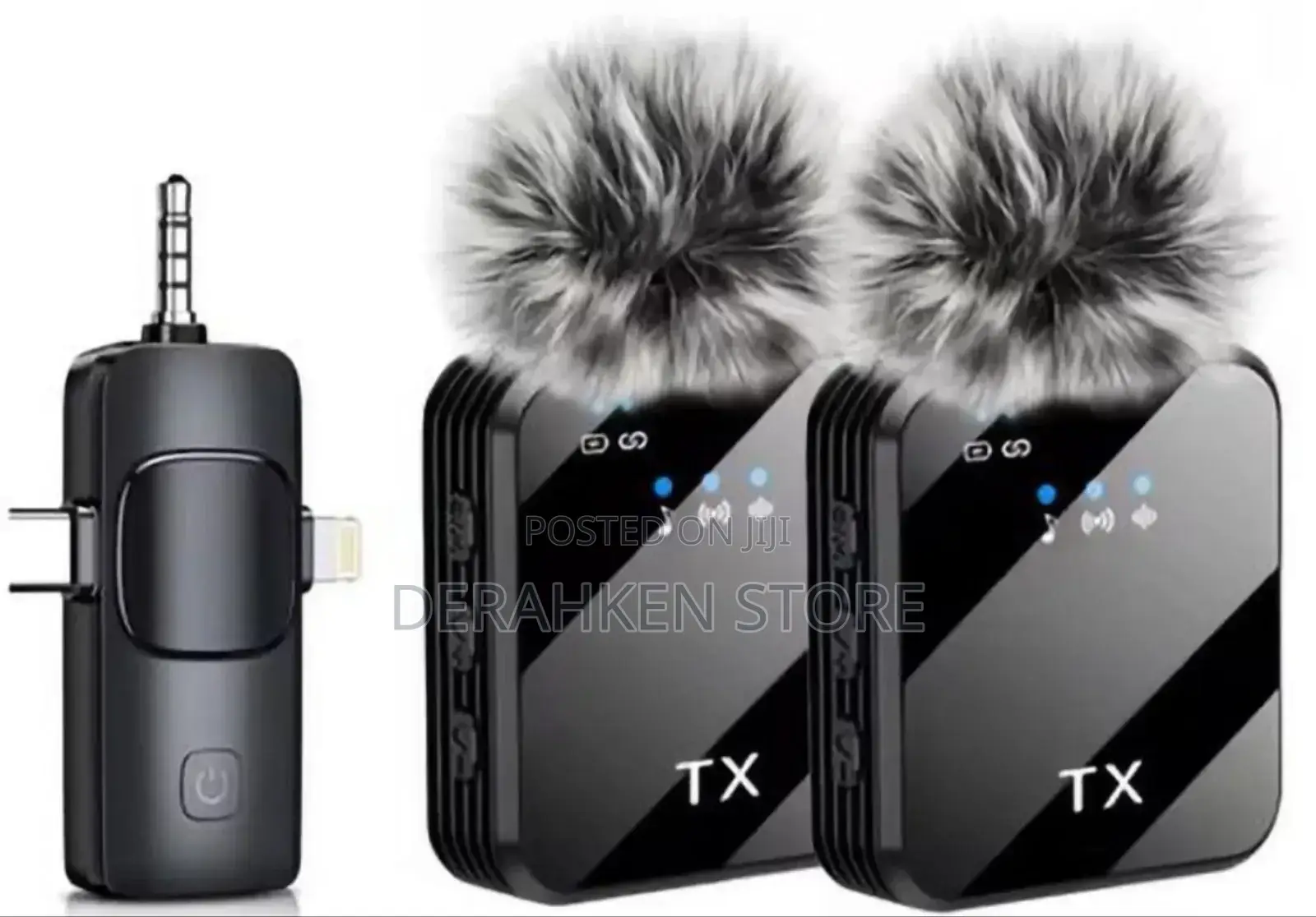 3 in 1 Profesional Noise Cancelling Wireless Microphone.