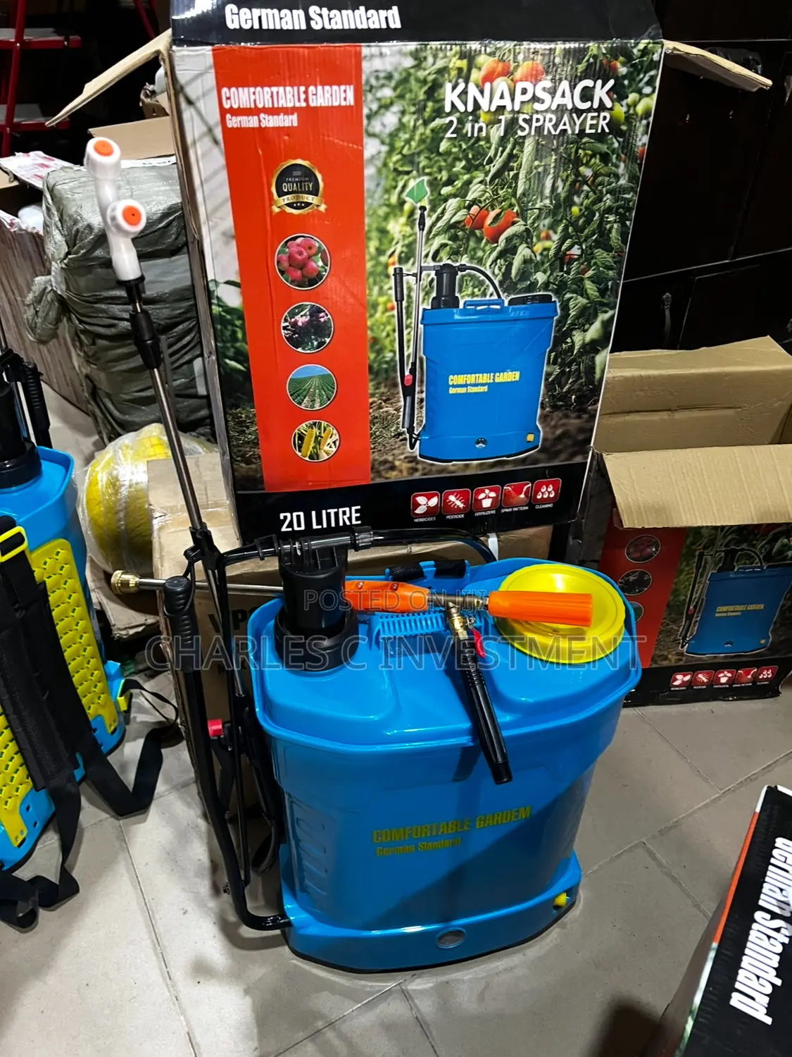 2 in 1 Rechargeable Knapsack Sprayer