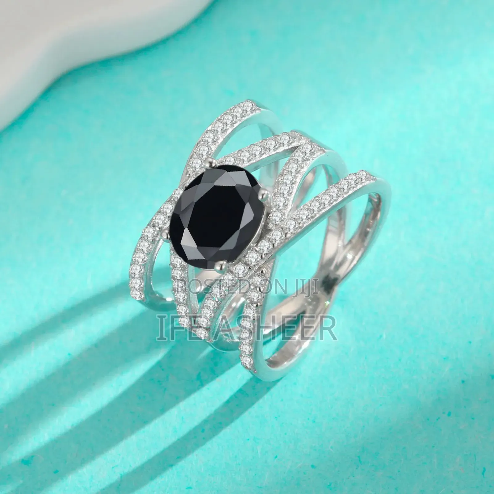 Luxury Mossanite Diamond Stone Proposal Ring 003