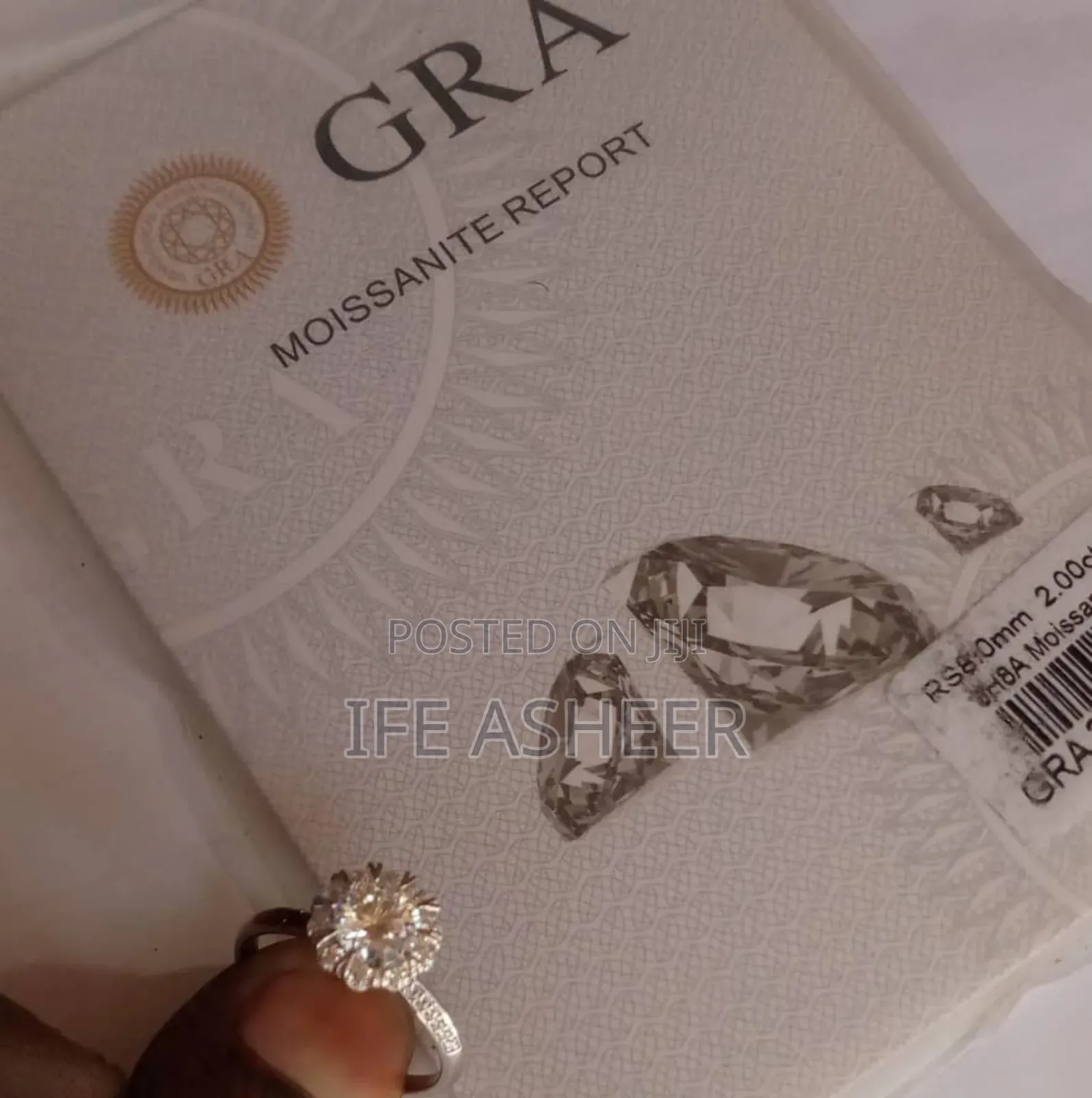 Luxury Mossanite Diamond Stone Proposal Ring 003