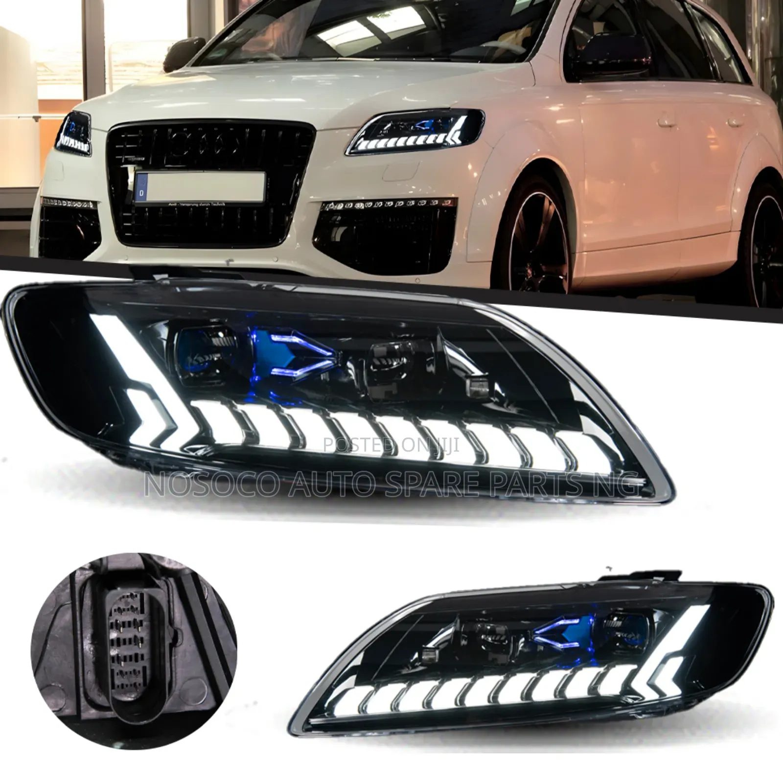 Set of Full Light Audi Q7 2013 2016