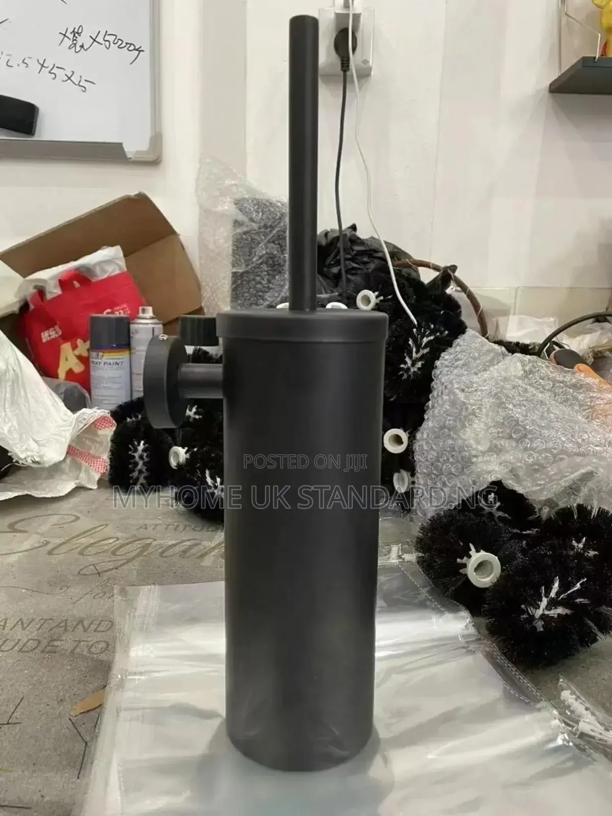 Original Black Hanging Toilet Brush Holder