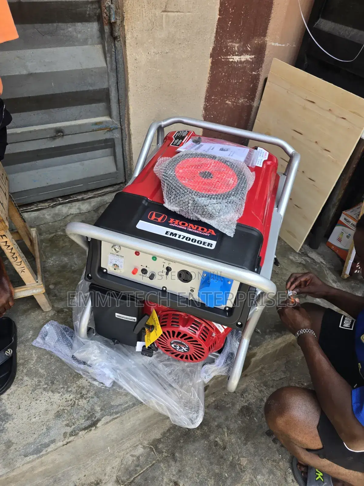 Ec17000e2r Remote Control Petrol Generator Honda 10kva