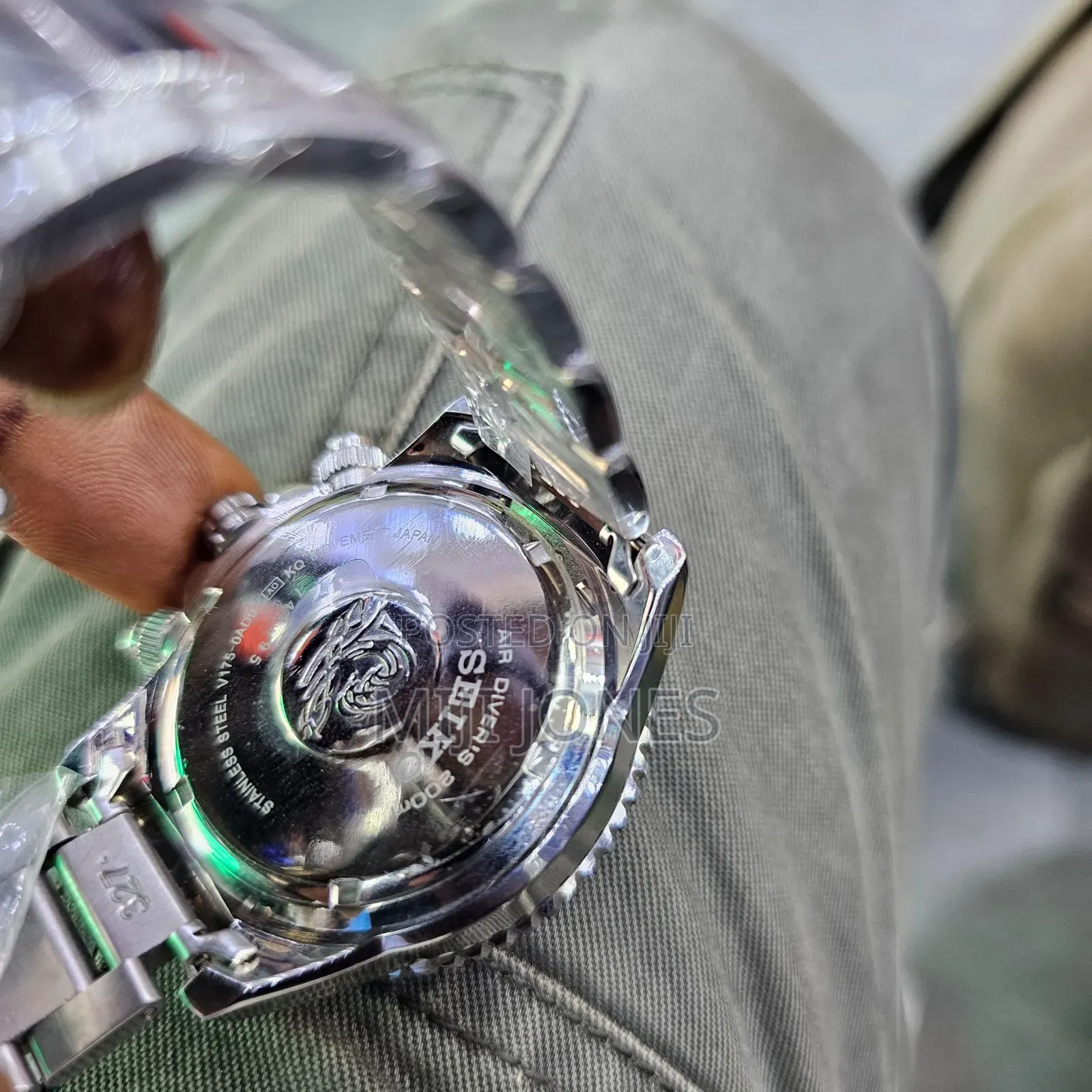 Seiko Solar Watch Blue Dial