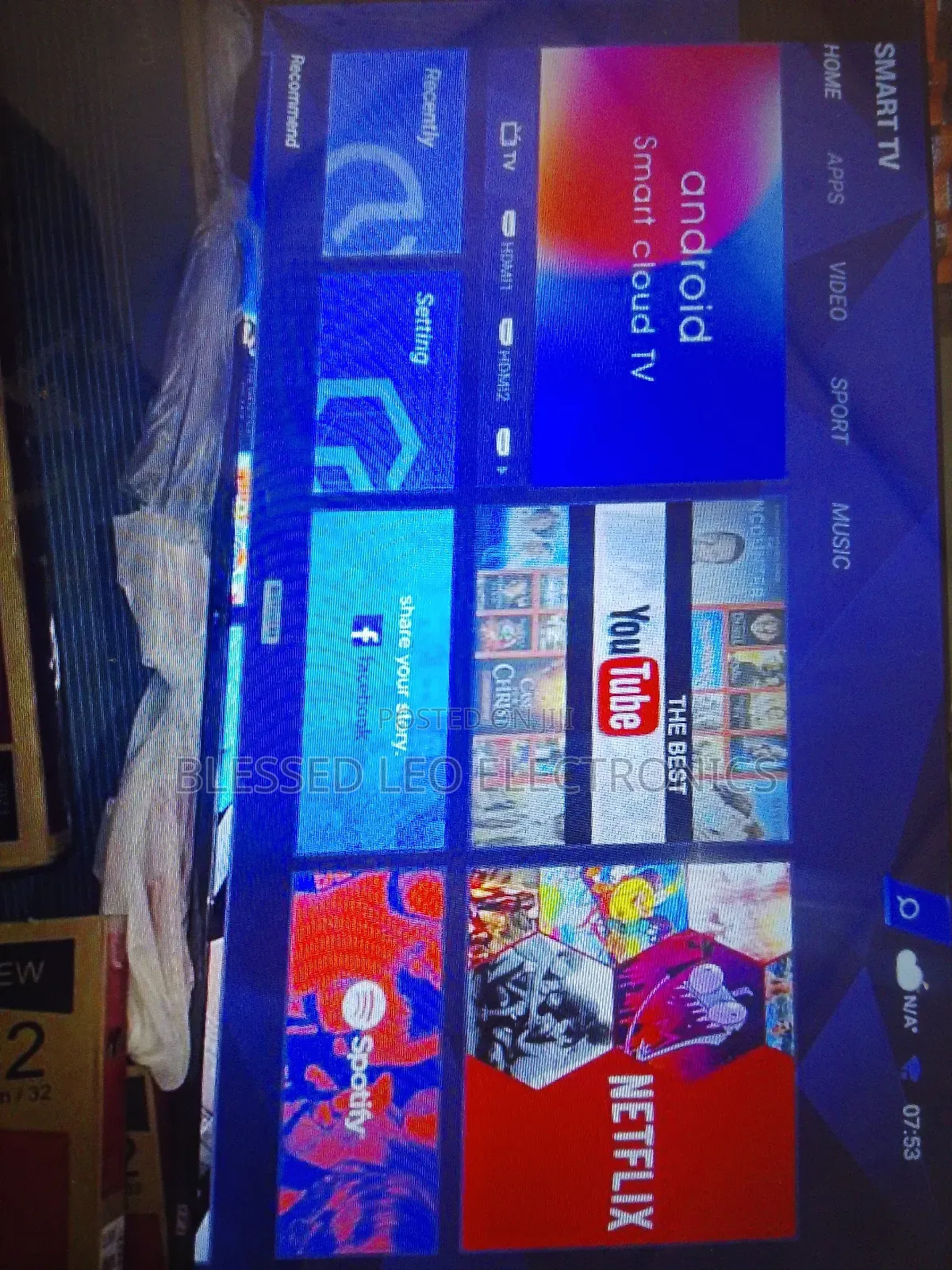 65inches Smart Tv With Brand Logo