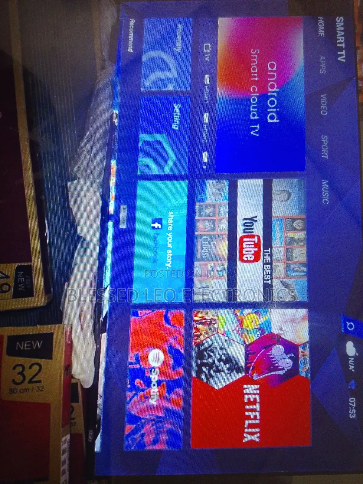 65inches Smart Tv With Brand Logo