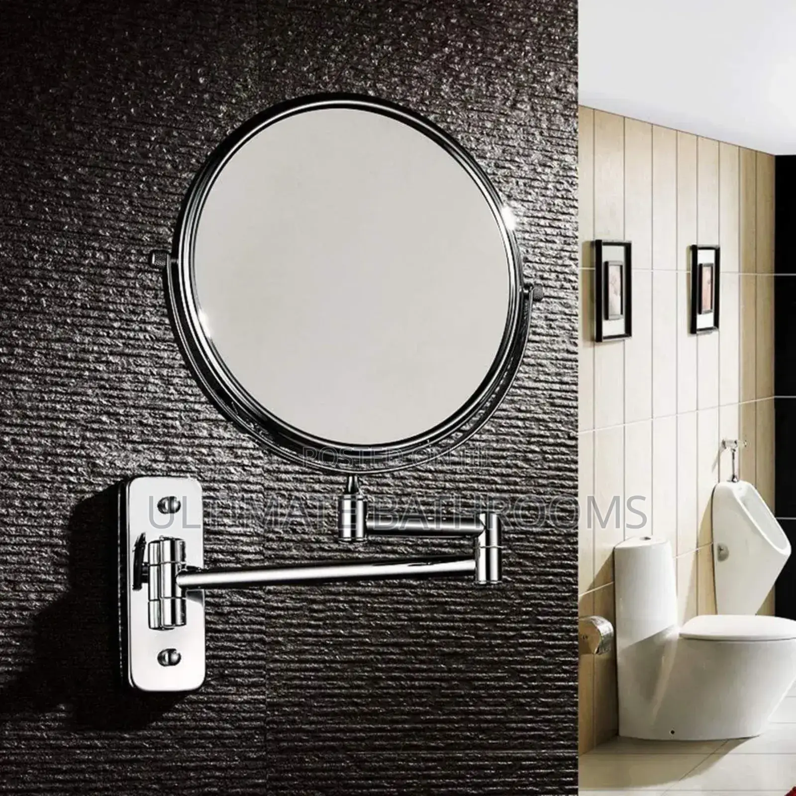Chrome Magnifying Mirror Without Led